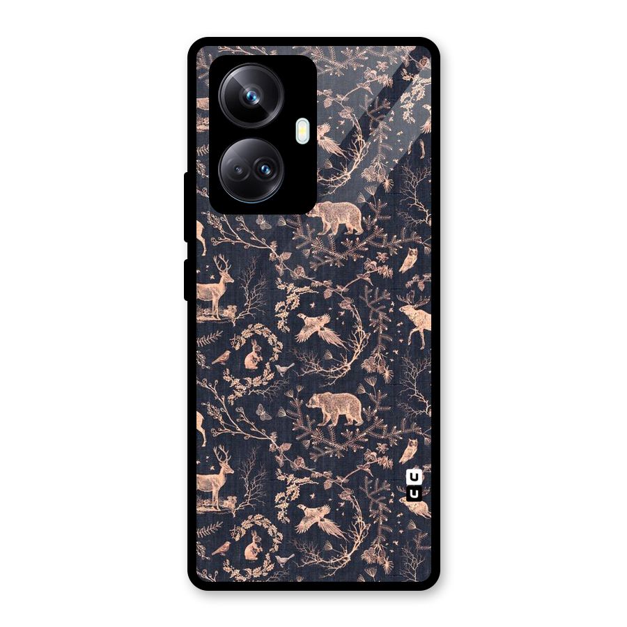 Beautiful Animal Design Glass Back Case for Realme 10 Pro Plus