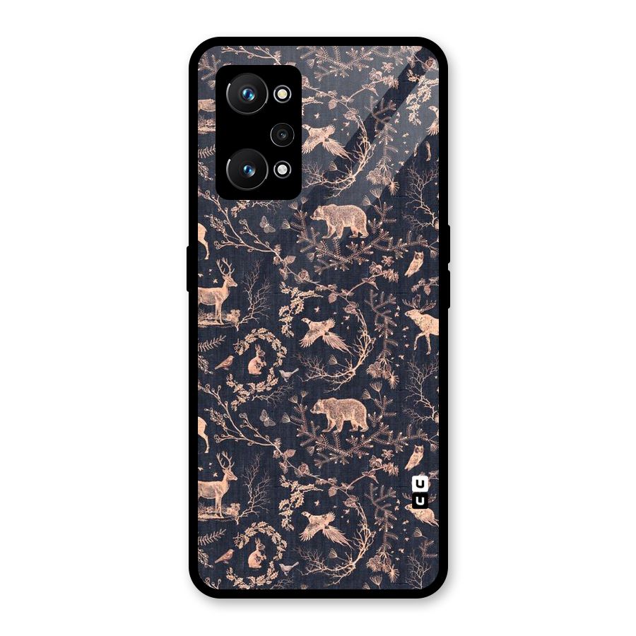 Beautiful Animal Design Glass Back Case for Realme GT Neo 3T