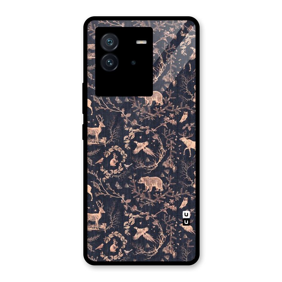 Beautiful Animal Design Glass Back Case for Vivo iQOO Neo 6 5G