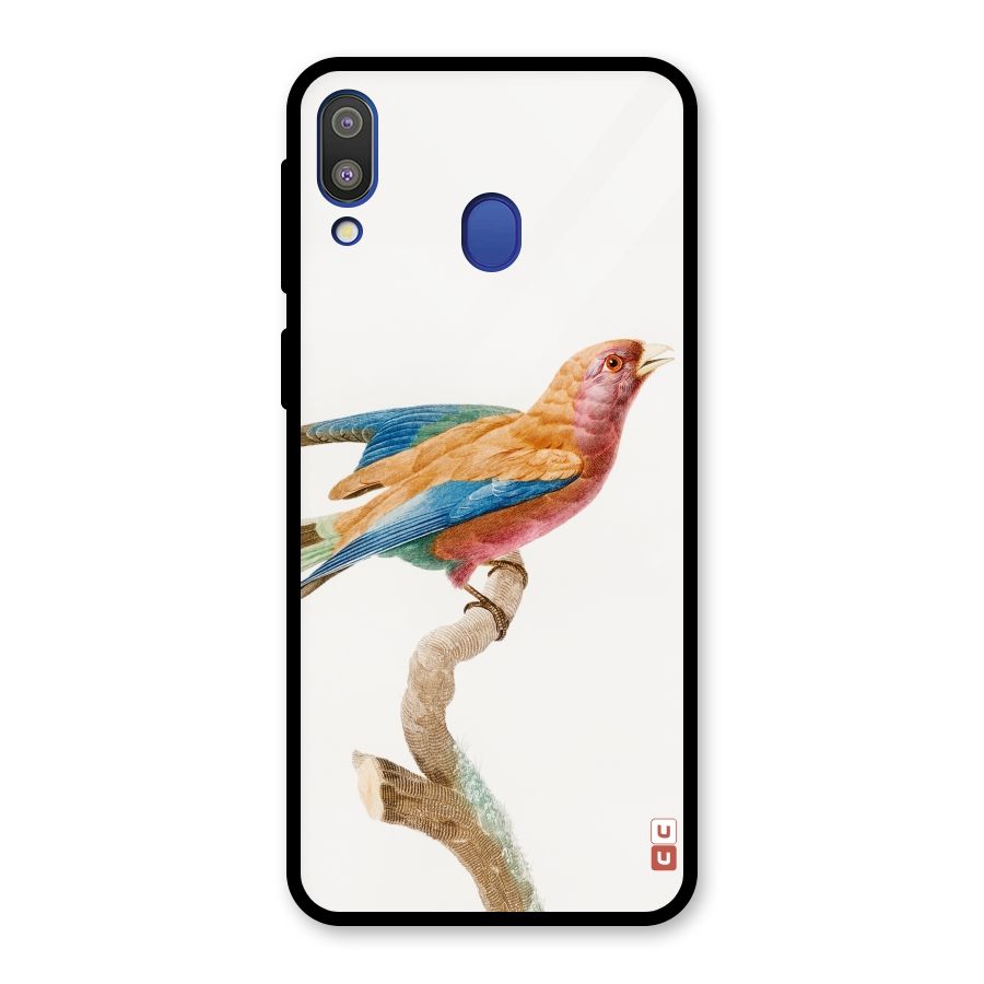 Beautiful Bird Glass Back Case for Galaxy M20
