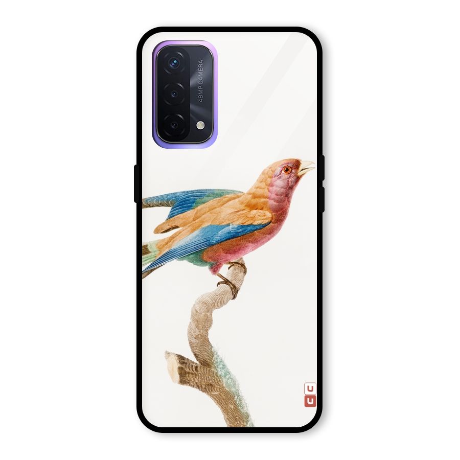 Beautiful Bird Glass Back Case for Oppo A74 5G