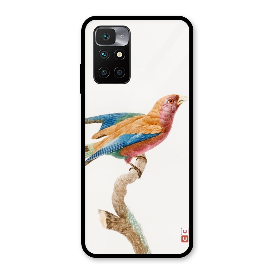 Beautiful Bird Glass Back Case for Redmi 10 Prime
