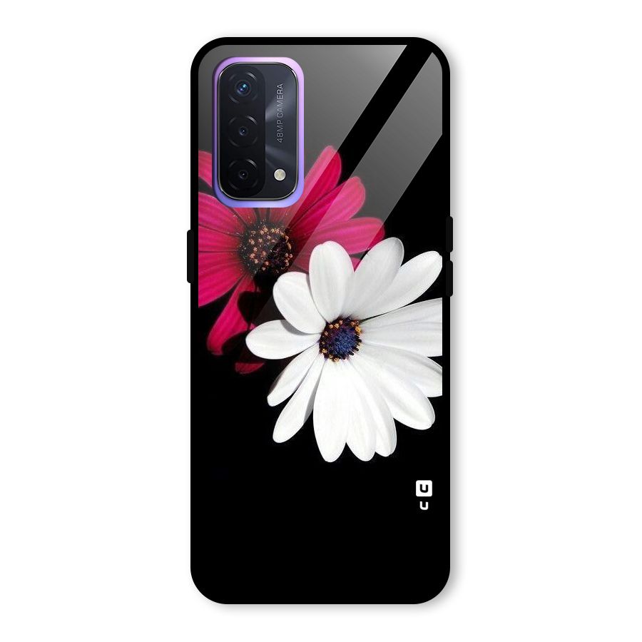 Beautiful Blooming Glass Back Case for Oppo A74 5G