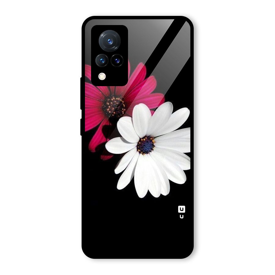 Beautiful Blooming Glass Back Case for Vivo V21 5G