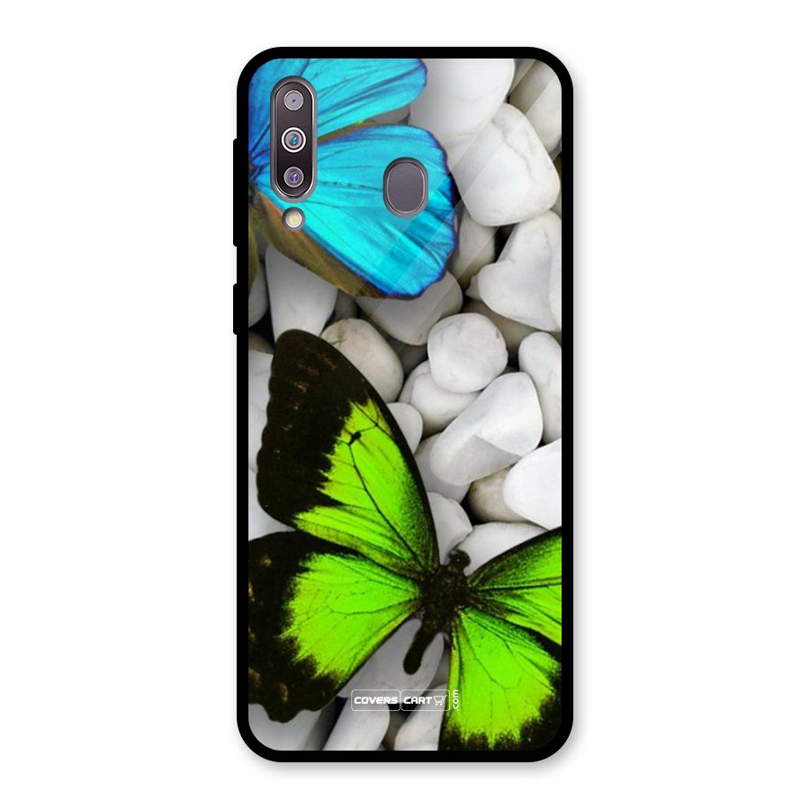 Beautiful Butterflies Glass Back Case for Galaxy M30