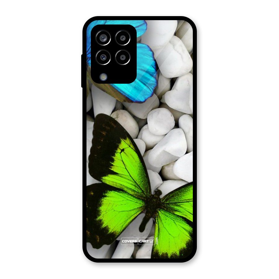 Beautiful Butterflies Glass Back Case for Galaxy M33