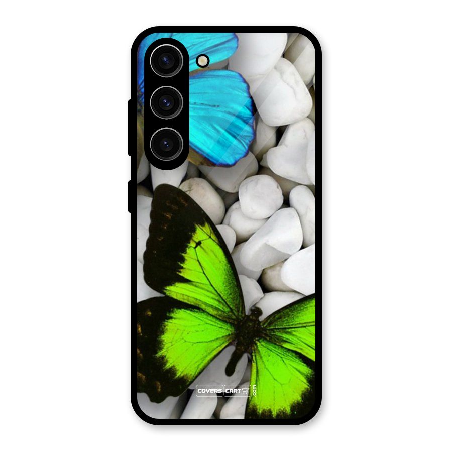 Beautiful Butterflies Glass Back Case for Galaxy S23