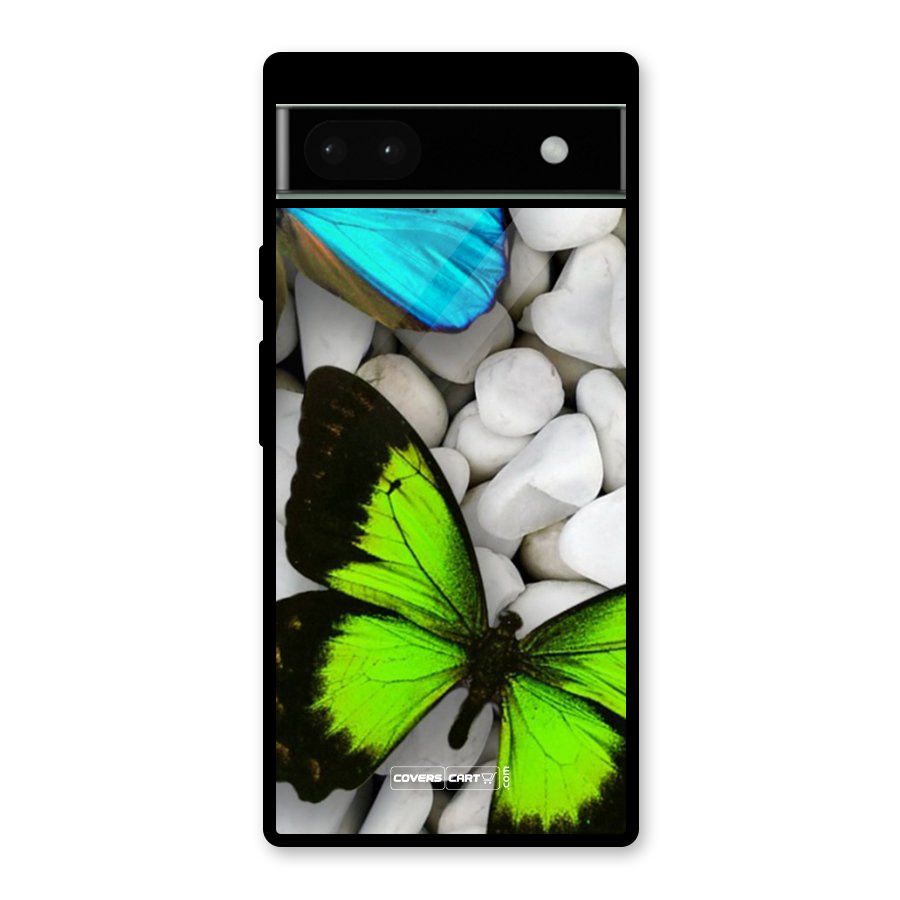 Beautiful Butterflies Glass Back Case for Google Pixel 6a