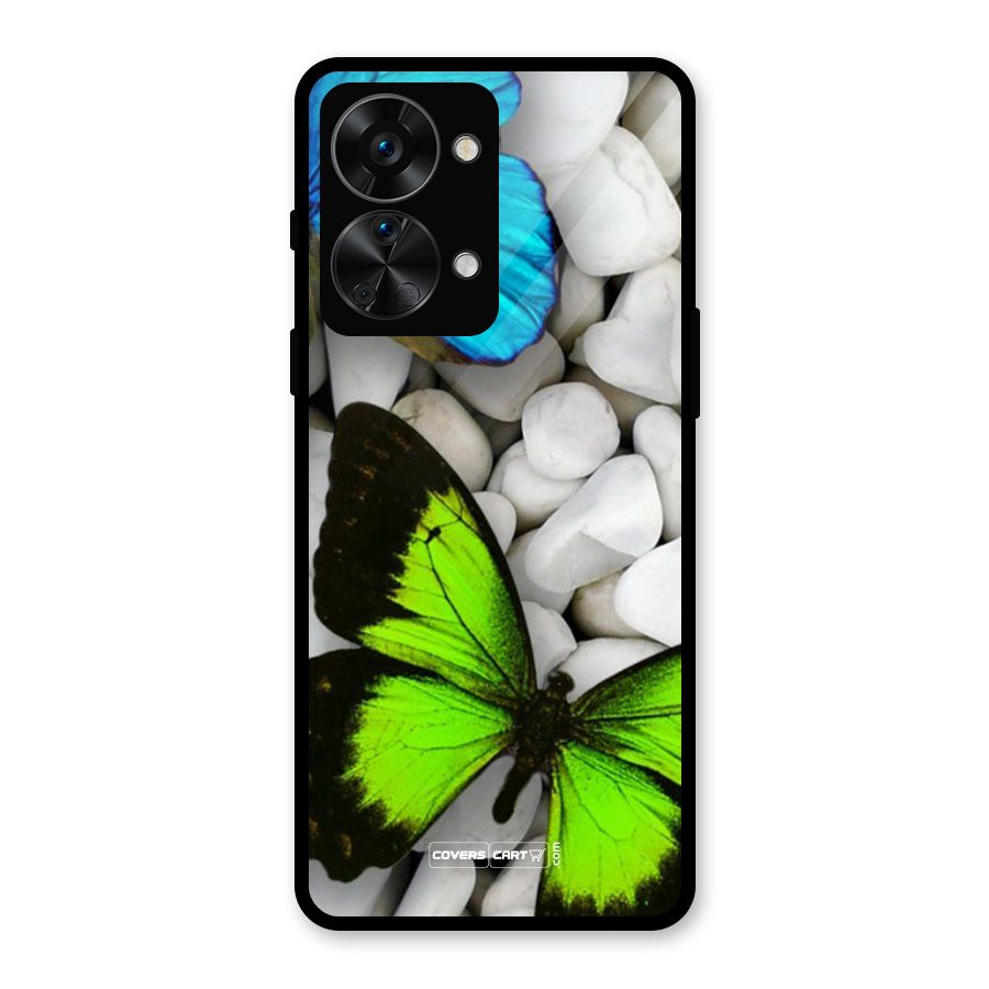 Beautiful Butterflies Glass Back Case for OnePlus Nord 2T