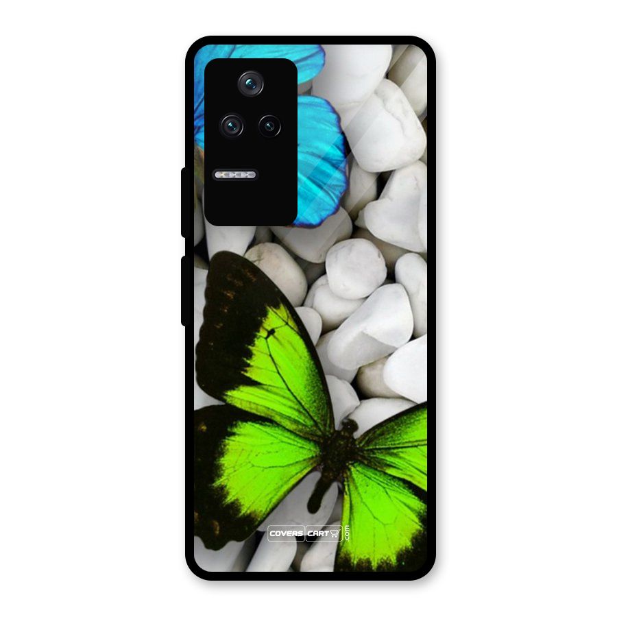 Beautiful Butterflies Glass Back Case for Poco F4 5G
