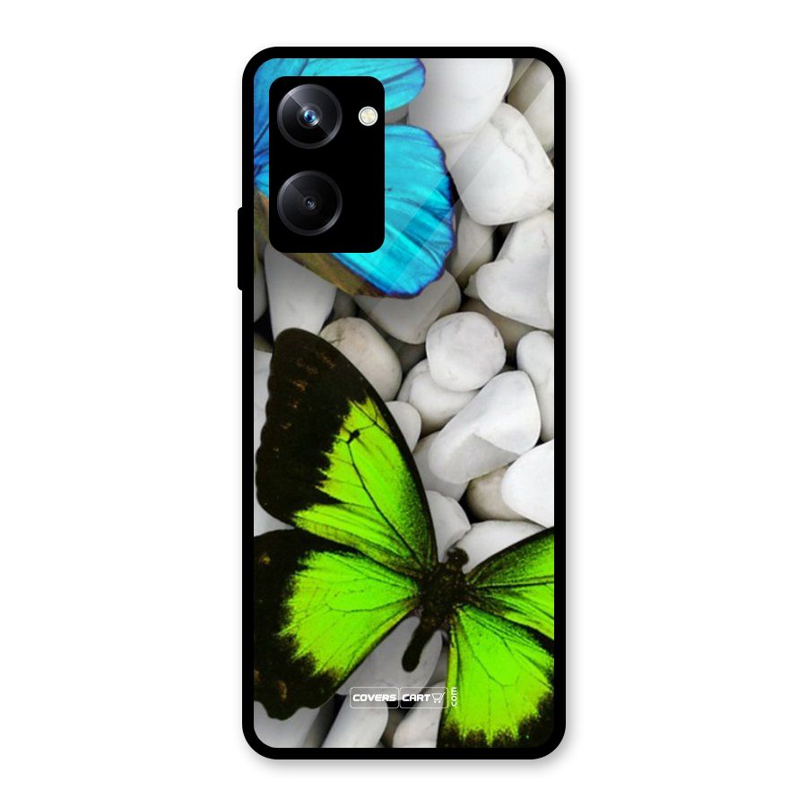 Beautiful Butterflies Glass Back Case for Realme 10 Pro
