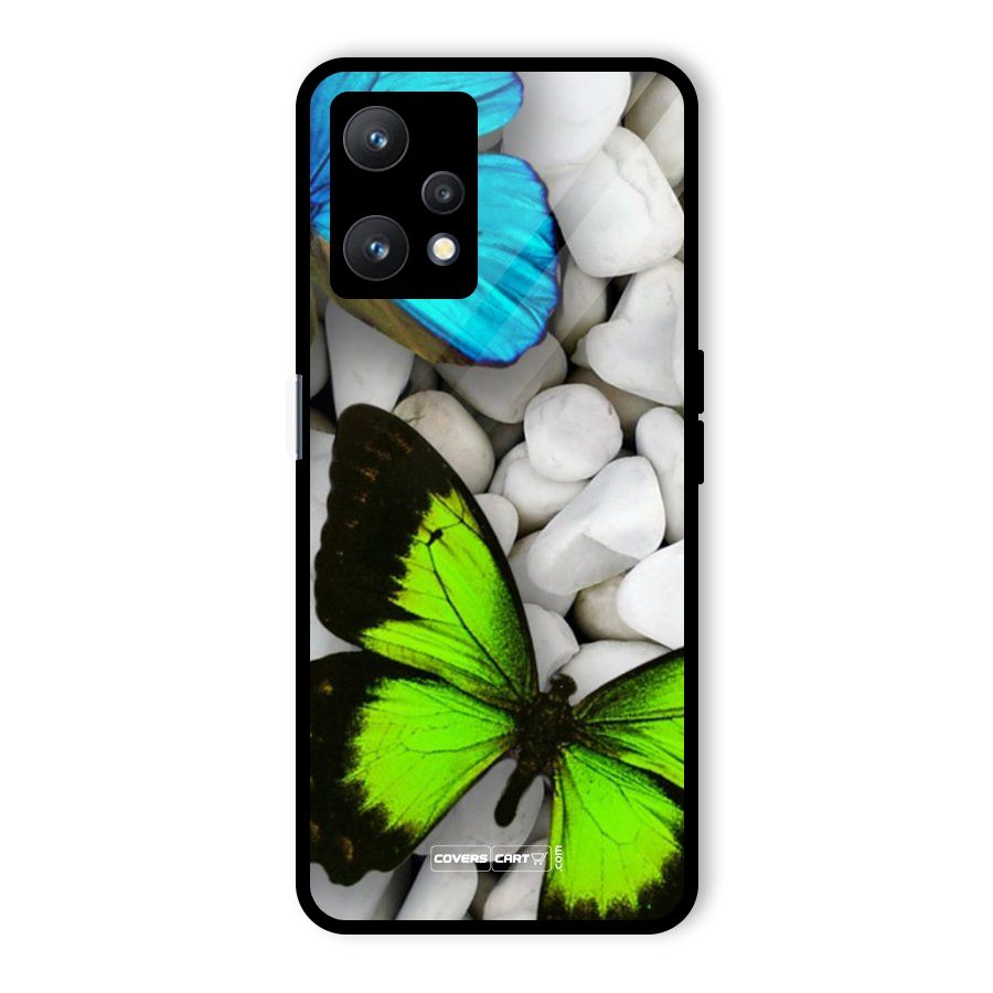 Beautiful Butterflies Glass Back Case for Realme 9 Pro 5G