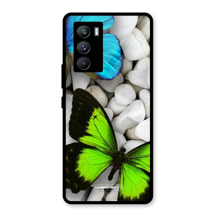 Beautiful Butterflies Glass Back Case for Vivo iQOO 9 SE