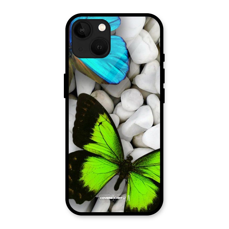 Beautiful Butterflies Glass Back Case for iPhone 13