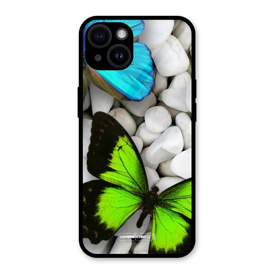 Beautiful Butterflies Glass Back Case for iPhone 14
