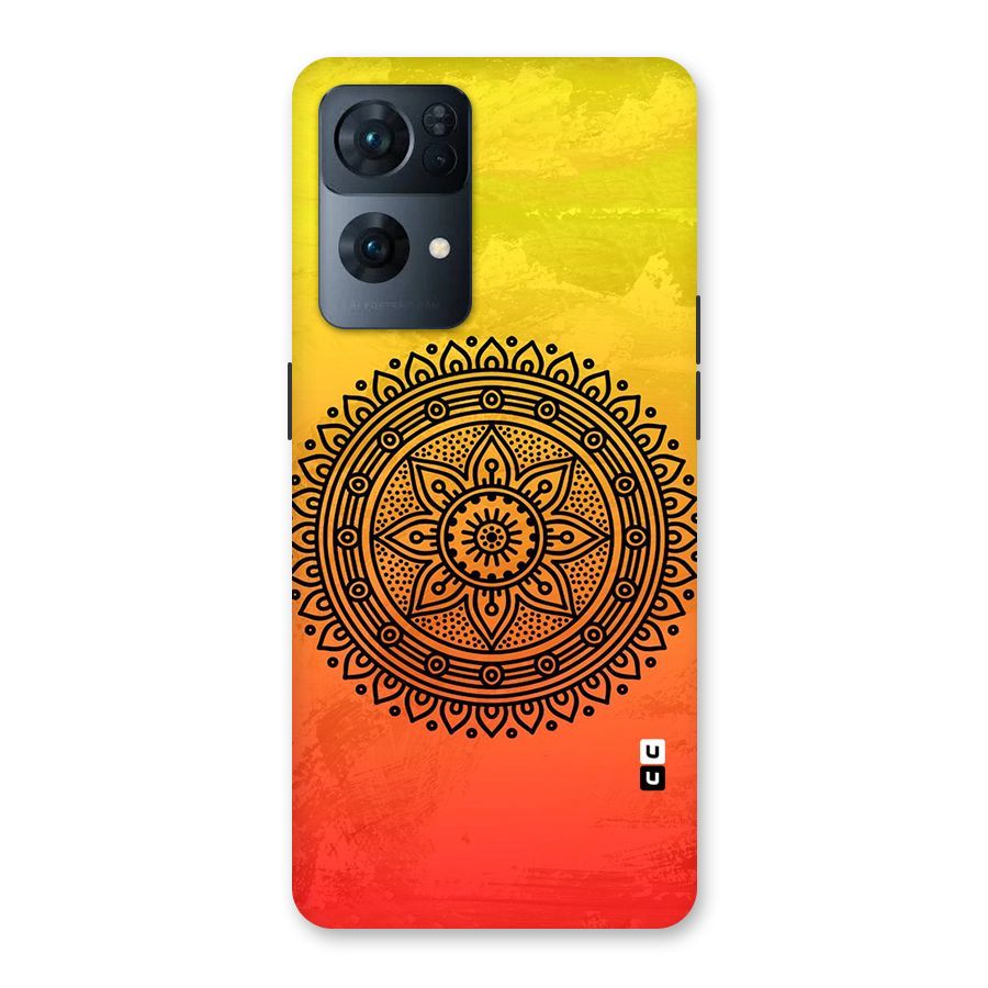 Beautiful Circle Art Back Case for Oppo Reno7 Pro 5G