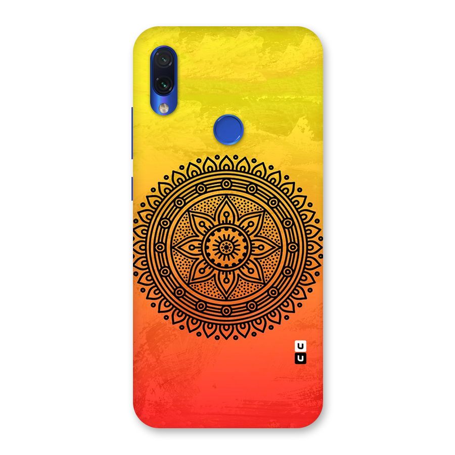 Beautiful Circle Art Back Case for Redmi Note 7