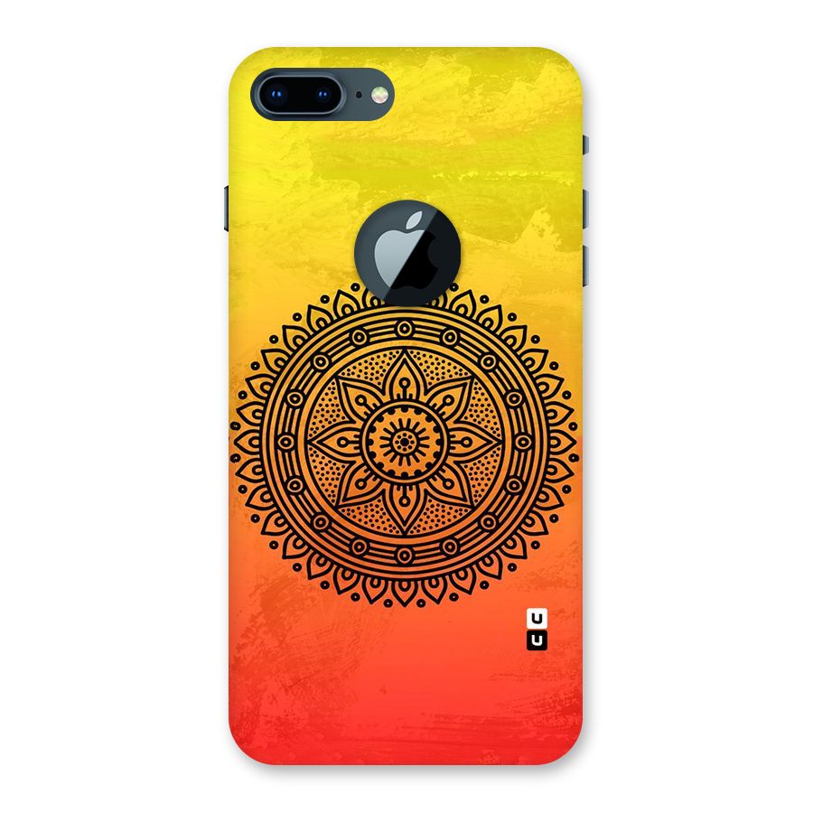 Beautiful Circle Art Back Case for iPhone 7 Plus Logo Cut
