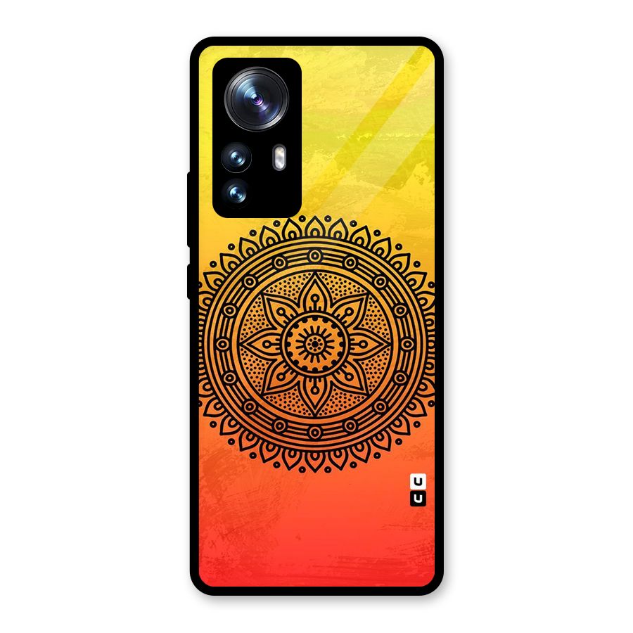 Beautiful Circle Art Glass Back Case for Xiaomi 12 Pro