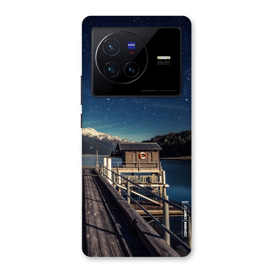 Beautiful Dock Hut Back Case for Vivo X80