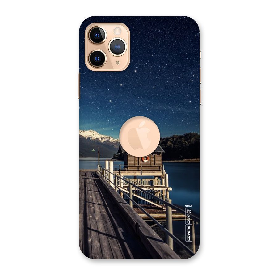 Beautiful Dock Hut Back Case for iPhone 11 Pro Max Logo Cut