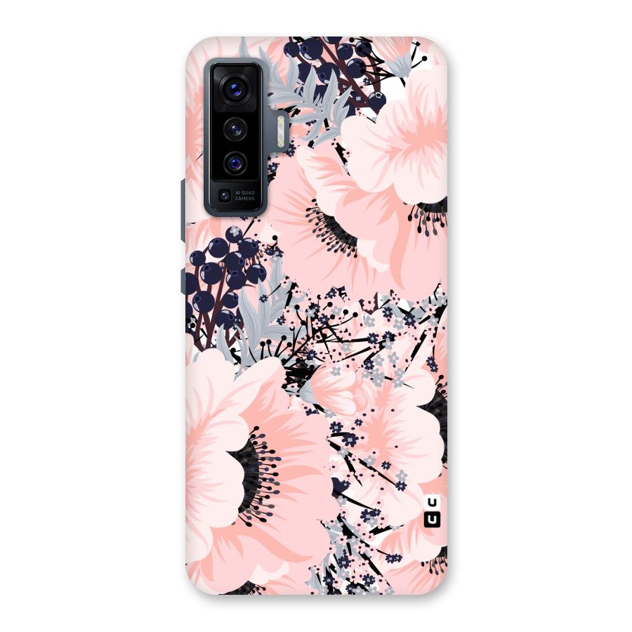 Beautiful Flowers Back Case for Vivo X50