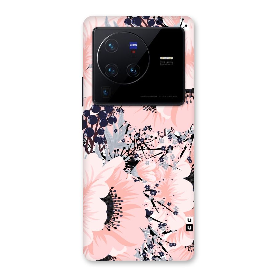 Beautiful Flowers Back Case for Vivo X80 Pro