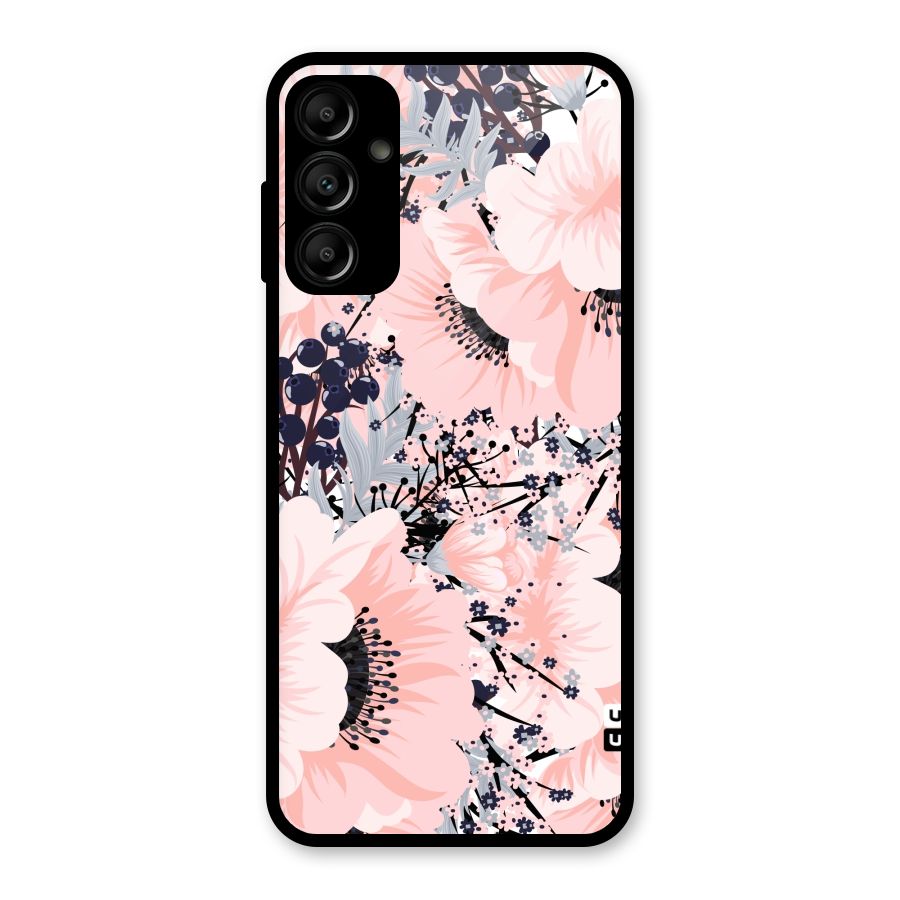 Beautiful Flowers Glass Back Case for Galaxy A14 5G