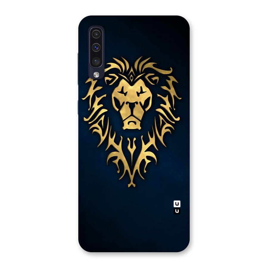 Beautiful Golden Lion Design Back Case for Galaxy A50