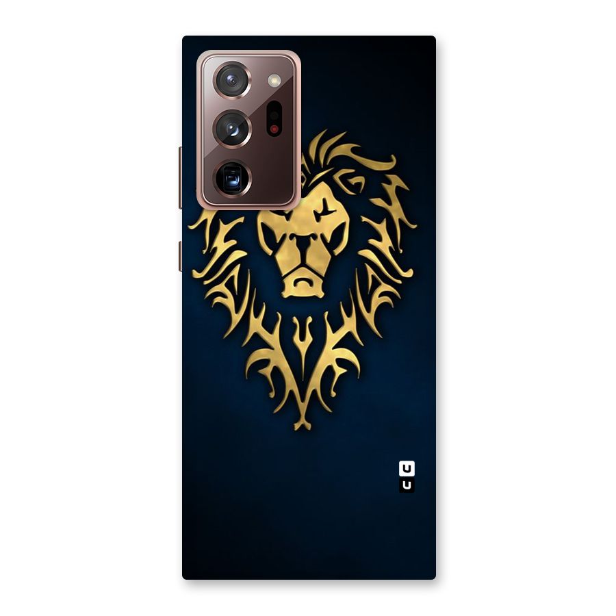 Beautiful Golden Lion Design Back Case for Galaxy Note 20 Ultra