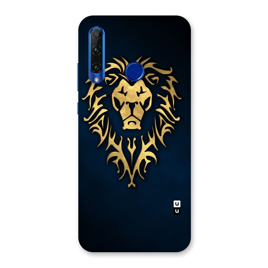 Beautiful Golden Lion Design Back Case for Honor 20i
