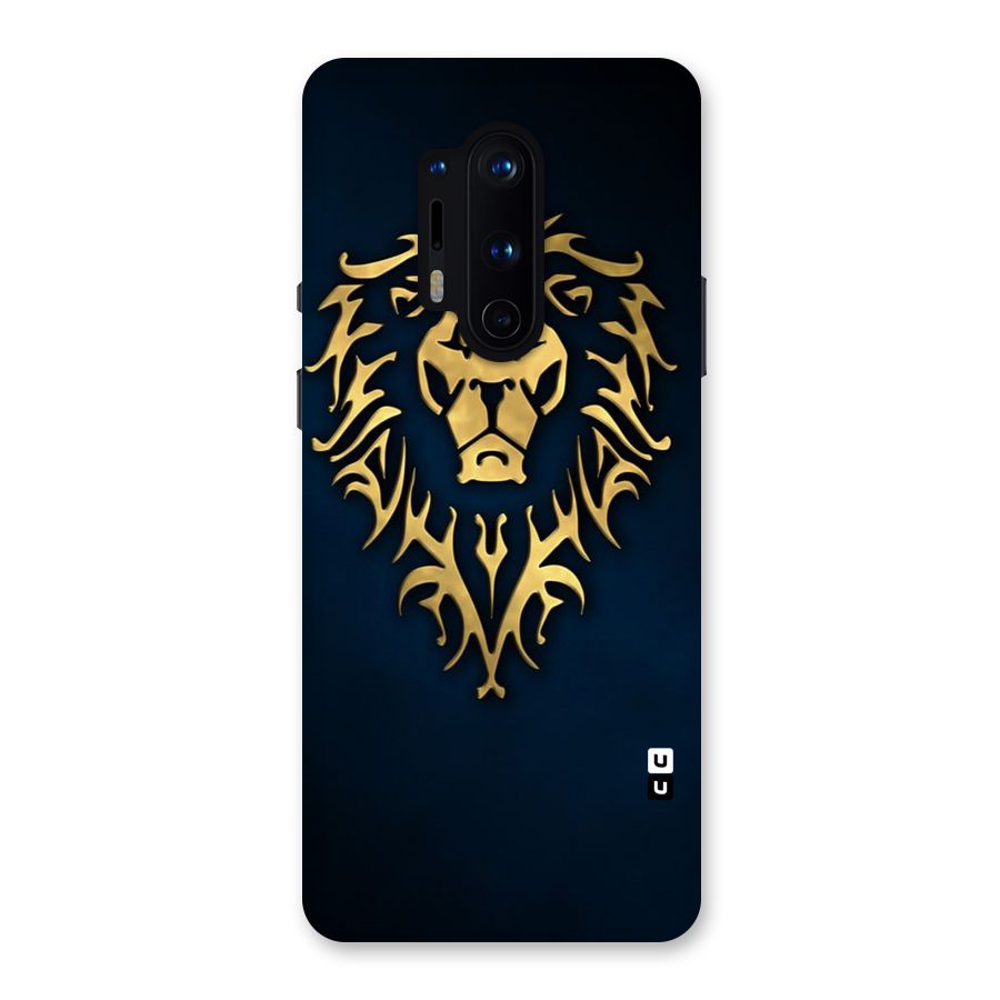 Beautiful Golden Lion Design Back Case for OnePlus 8 Pro