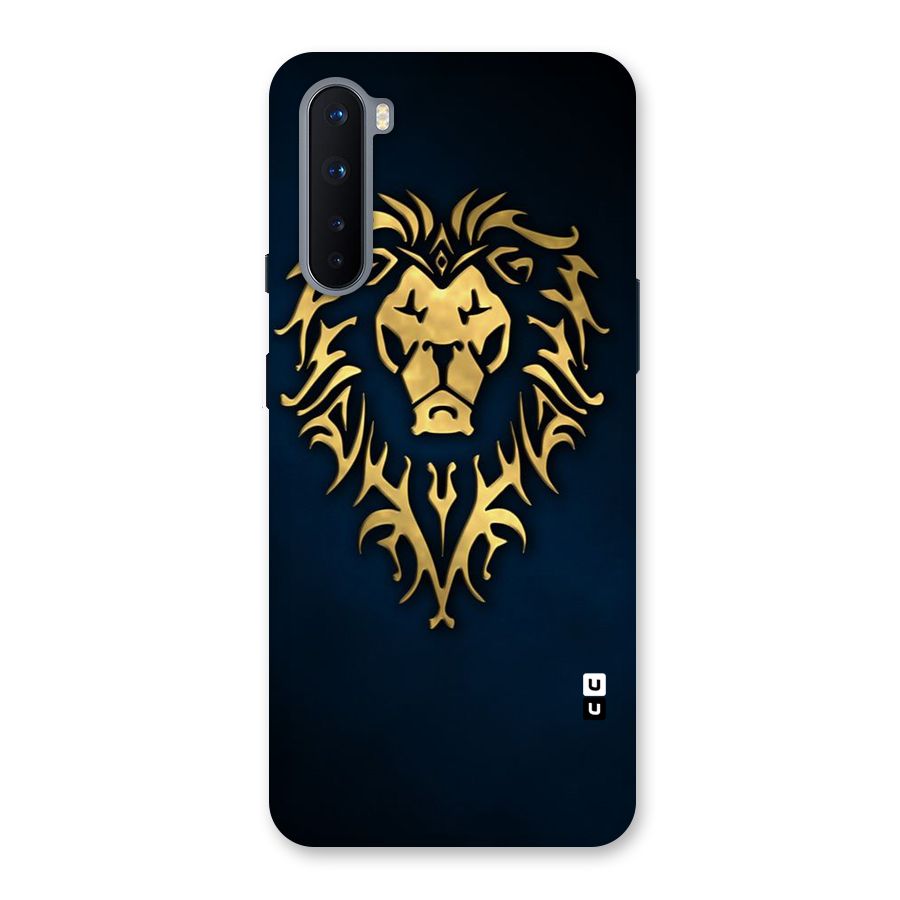 Beautiful Golden Lion Design Back Case for OnePlus Nord