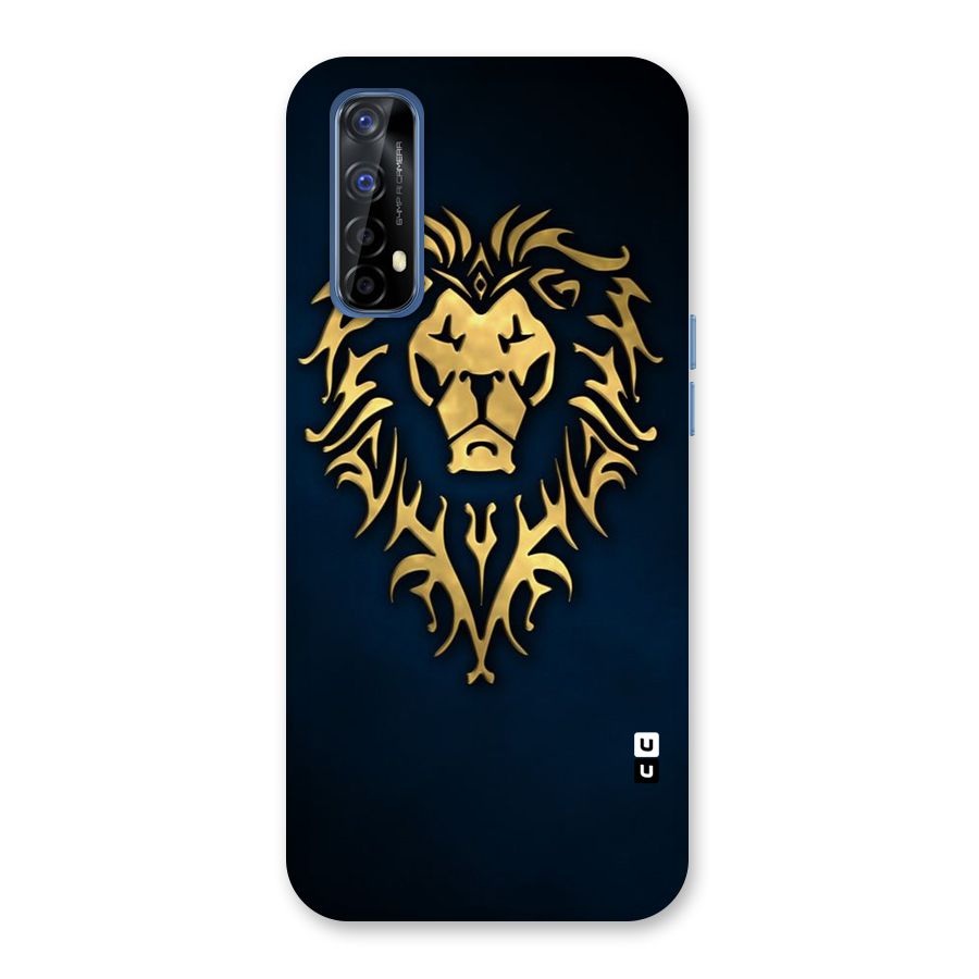 Beautiful Golden Lion Design Back Case for Realme Narzo 20 Pro