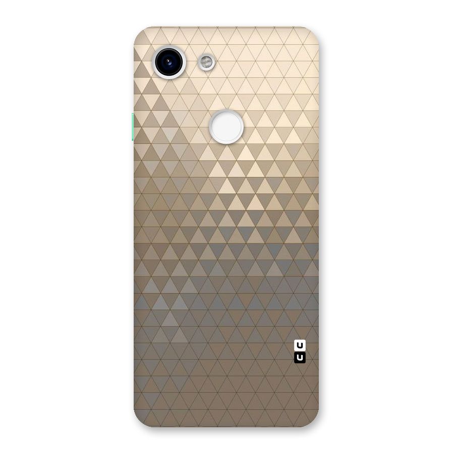 Beautiful Golden Pattern Back Case for Google Pixel 3