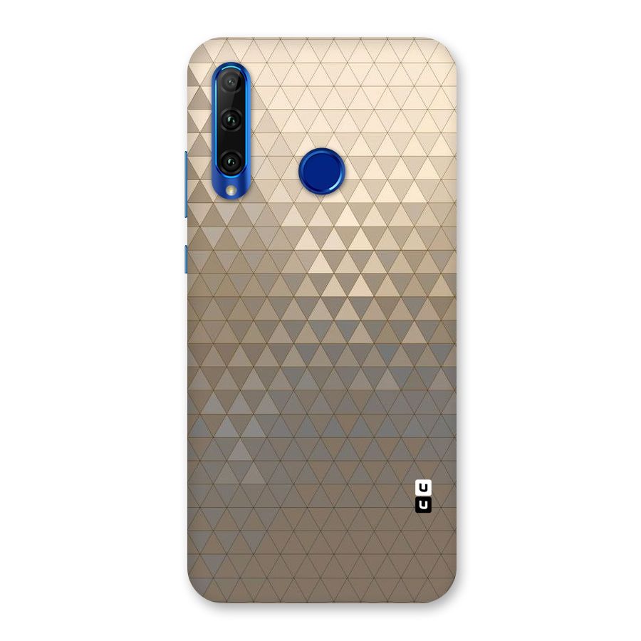 Beautiful Golden Pattern Back Case for Honor 20i