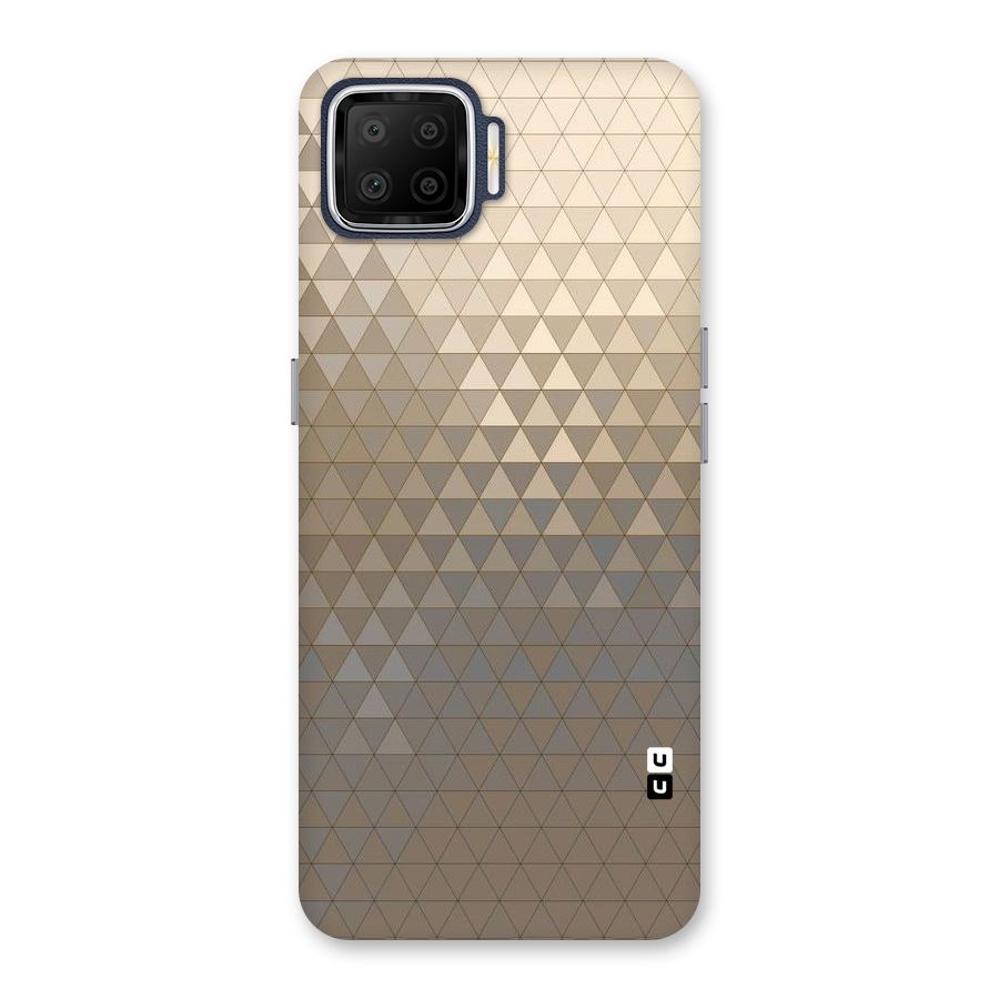 Beautiful Golden Pattern Back Case for Oppo F17