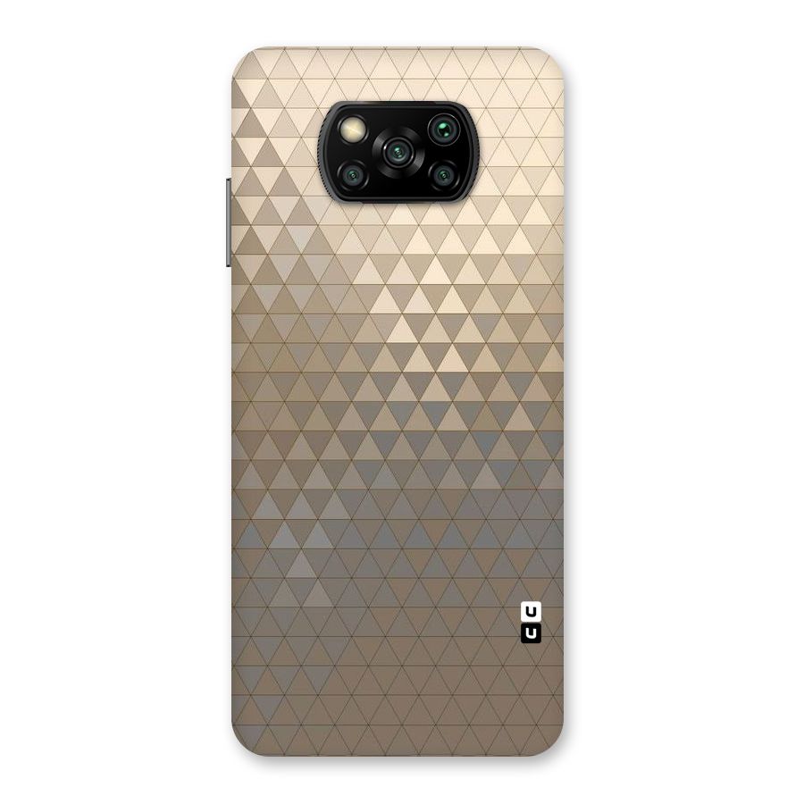 Beautiful Golden Pattern Back Case for Poco X3