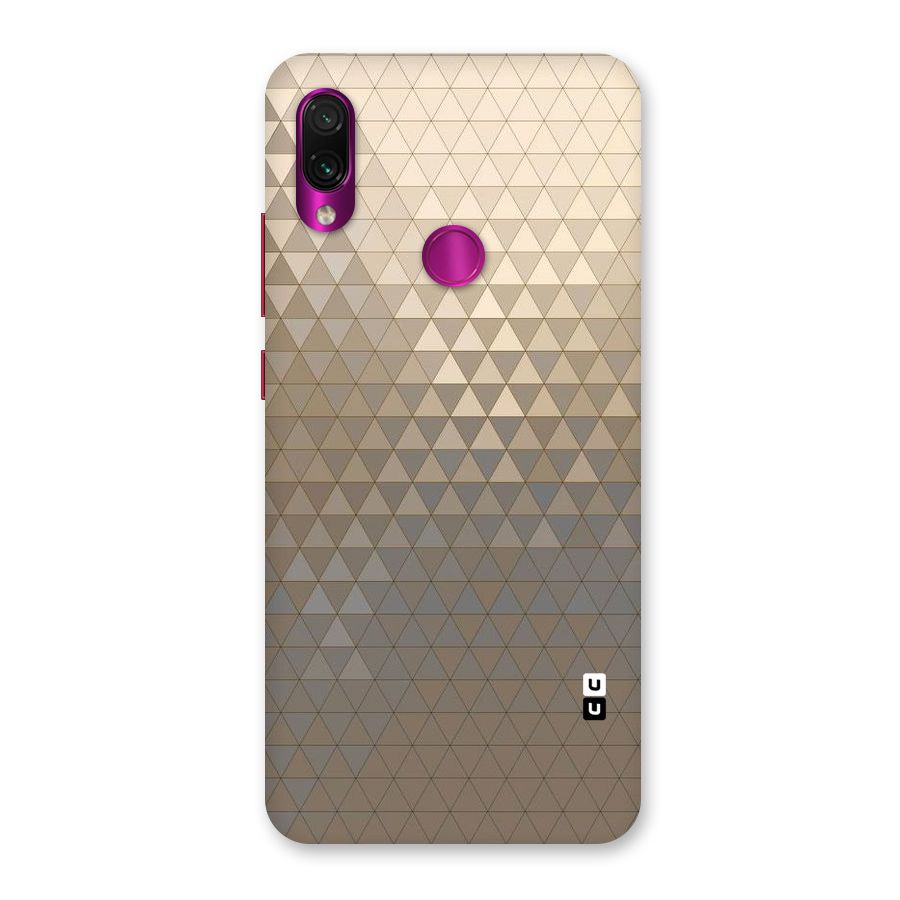 Beautiful Golden Pattern Back Case for Redmi Note 7 Pro