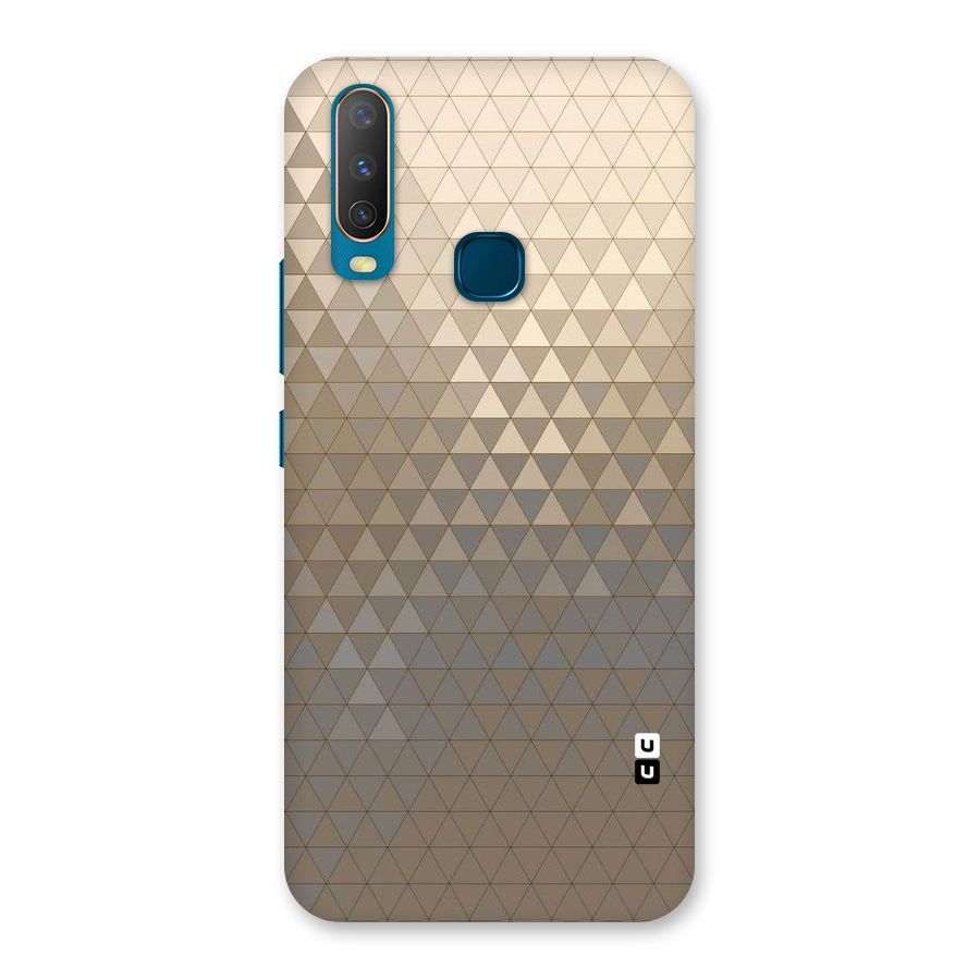 Beautiful Golden Pattern Back Case for Vivo U10