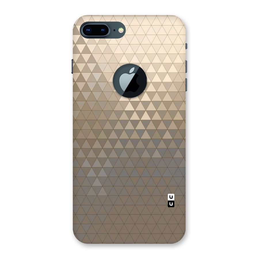 Beautiful Golden Pattern Back Case for iPhone 7 Plus Logo Cut