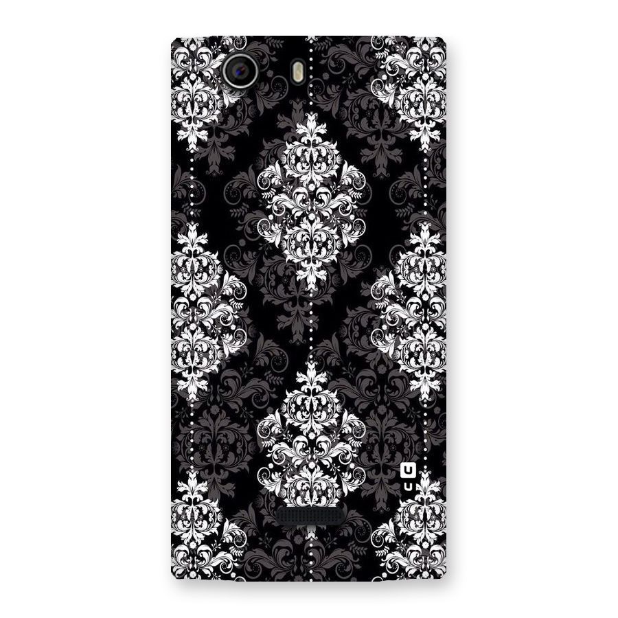 Beautiful Grey Pattern Back Case for Canvas Nitro 2 E311