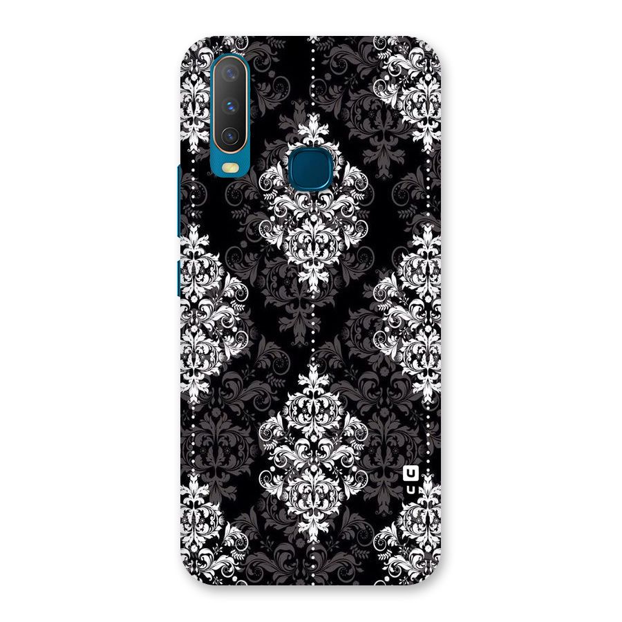 Beautiful Grey Pattern Back Case for Vivo Y15