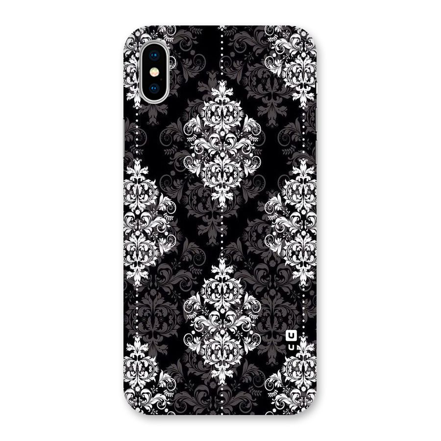 Beautiful Grey Pattern Back Case for iPhone X