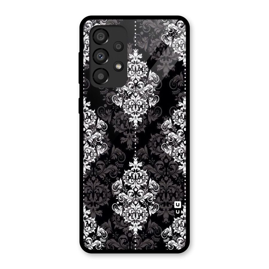 Beautiful Grey Pattern Glass Back Case for Galaxy A33 5G