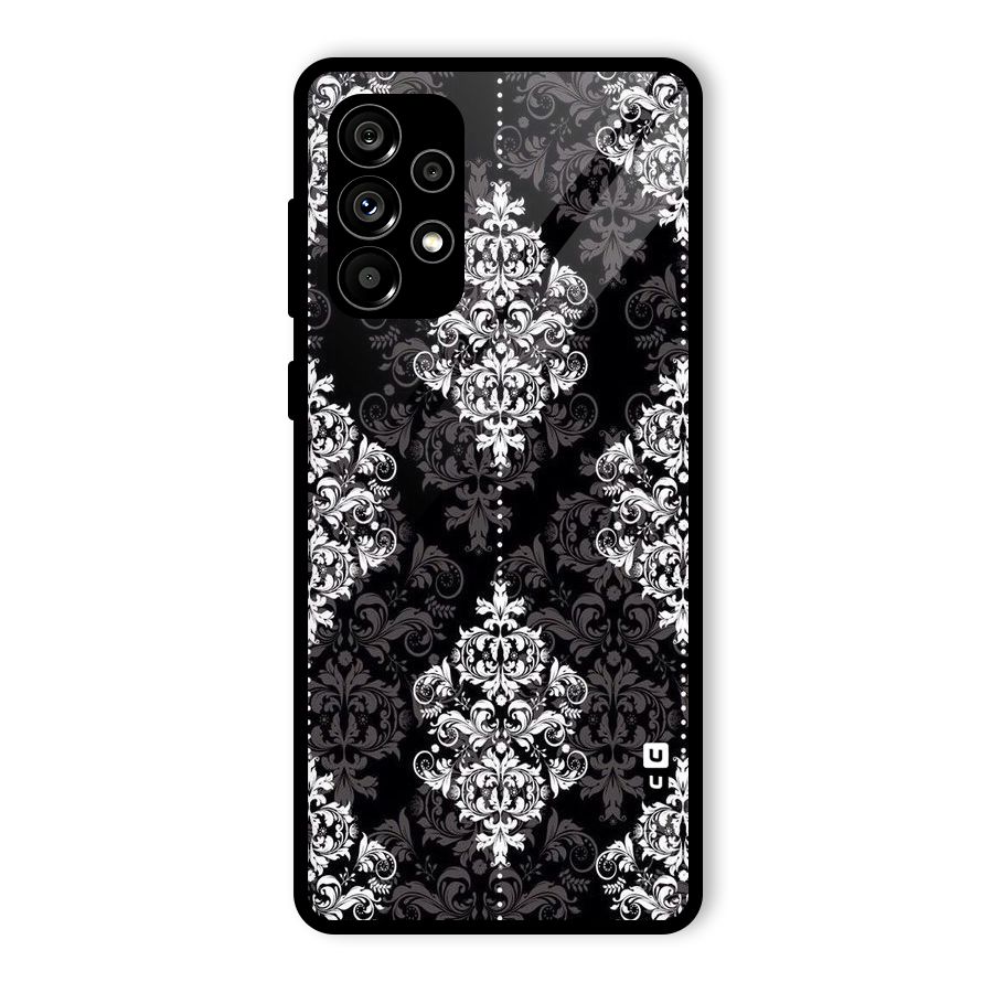 Beautiful Grey Pattern Glass Back Case for Galaxy A73 5G