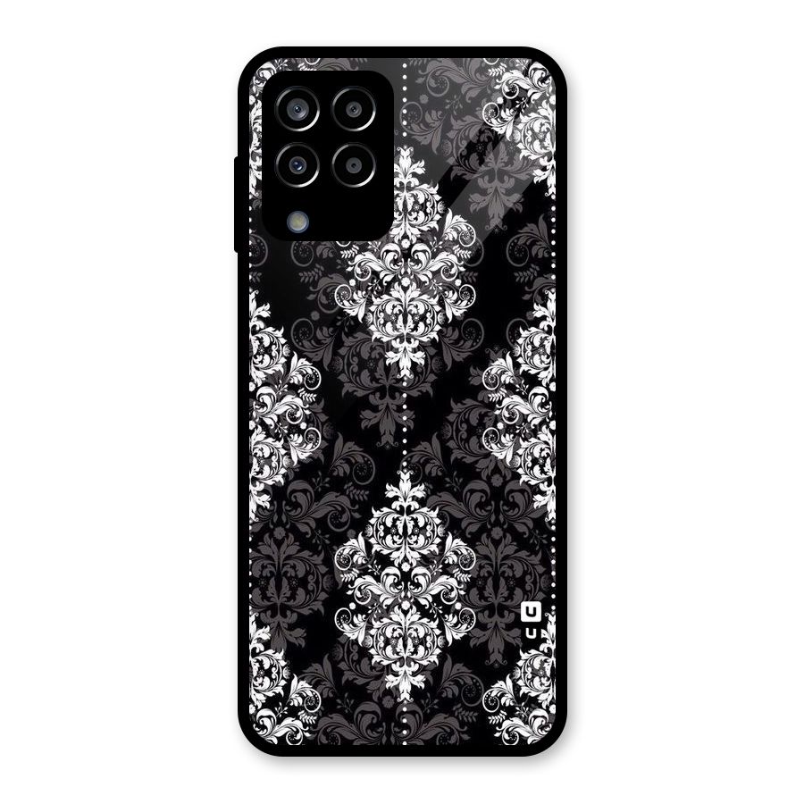 Beautiful Grey Pattern Glass Back Case for Galaxy M33