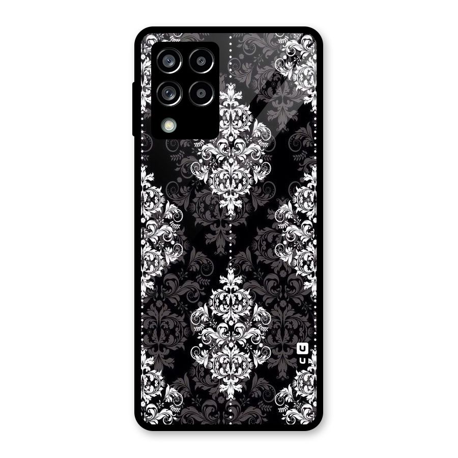Beautiful Grey Pattern Glass Back Case for Galaxy M53 5G