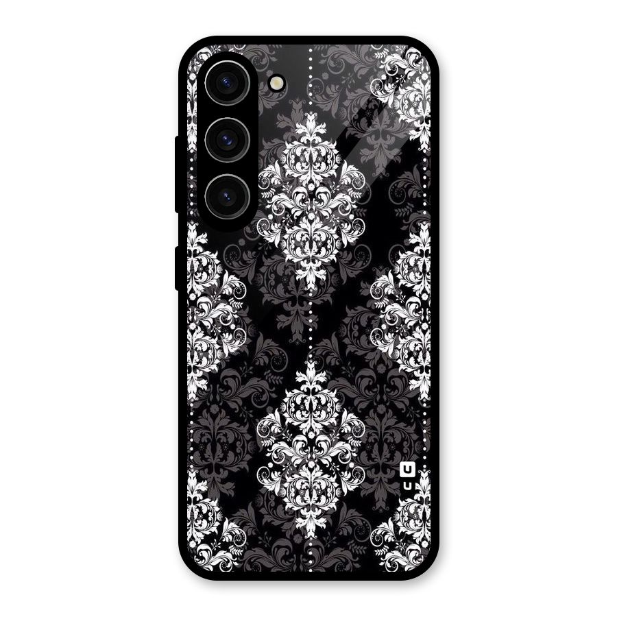 Beautiful Grey Pattern Glass Back Case for Galaxy S23