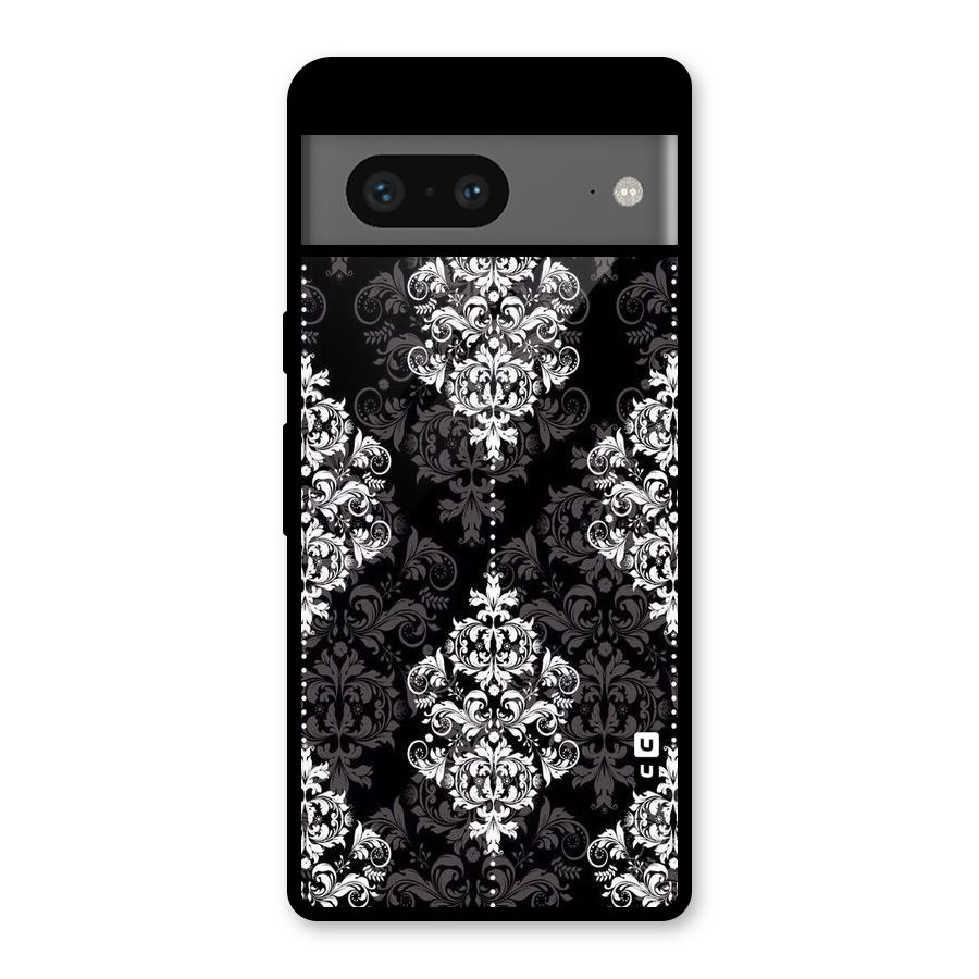 Beautiful Grey Pattern Glass Back Case for Google Pixel 7